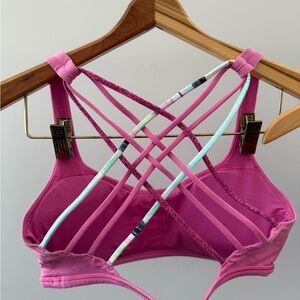 lululemon athletica Pink Multi-Strap Sports Bra